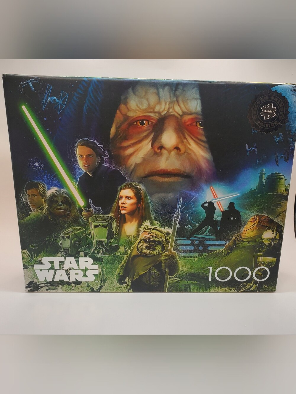 Star Wars Silver Select Edition 1000-Piece Interlocking Jigsaw Puzzle